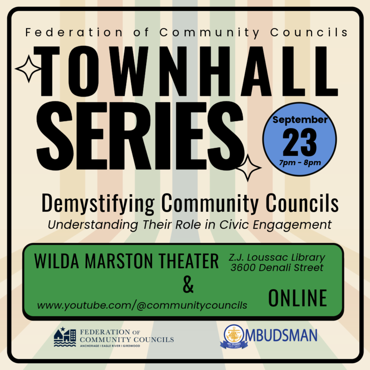 2024 Townhall Series - Demystifying Community Councils