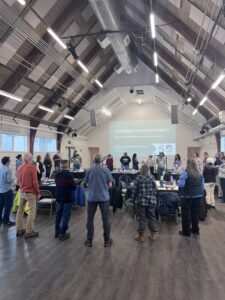 Attendees during Designing for Engagement workshop