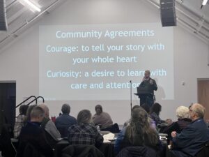 AHF's Chuck sharing about storytelling